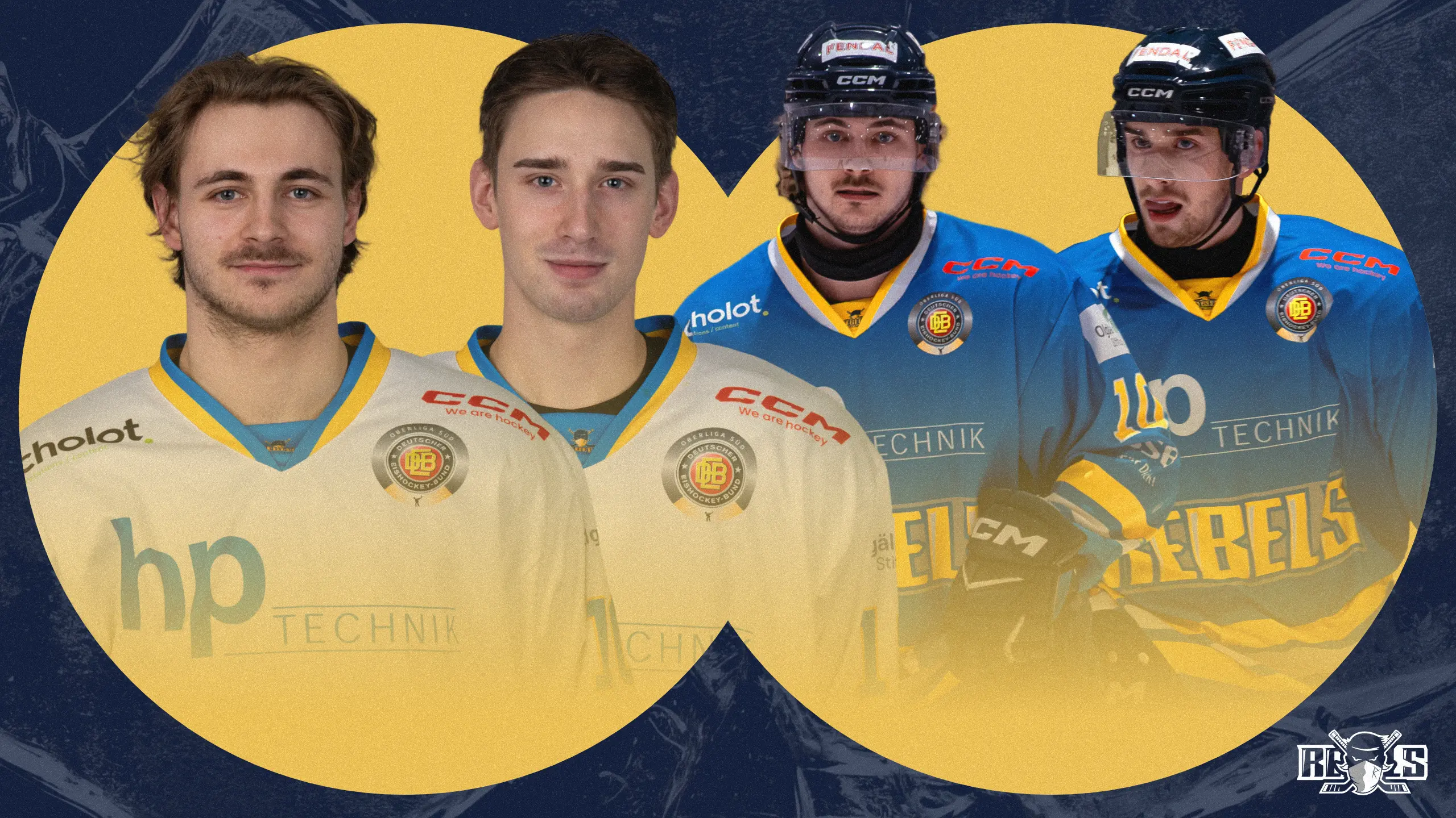 Titelbild Calvin Fischer und Fabian Renner bleiben Rebels